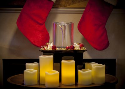 The Quox Creek® Vortex Fountain can accommodate any decor and any season.